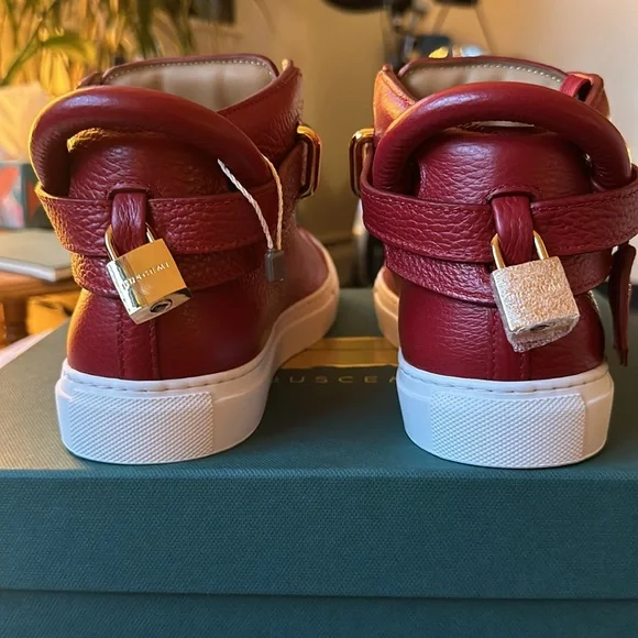 Brand New in Box (NIB) Buscemi 100MM in red. Size 41 (US 8) - Picture 2 of 7